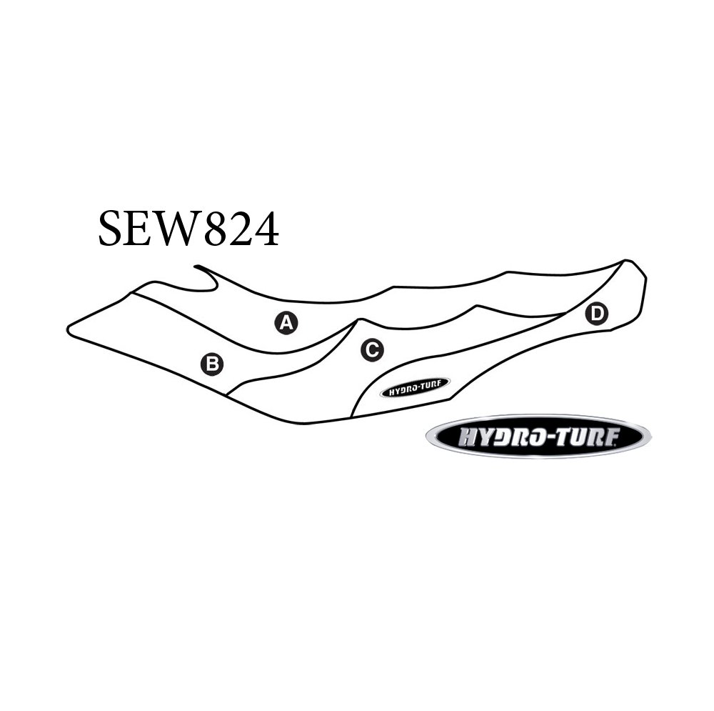 SBT Seat Cover for Sea-Doo GTI 4-Tec (06-08) / GTI 130 155 Wake 155 (09-10) - SEW824