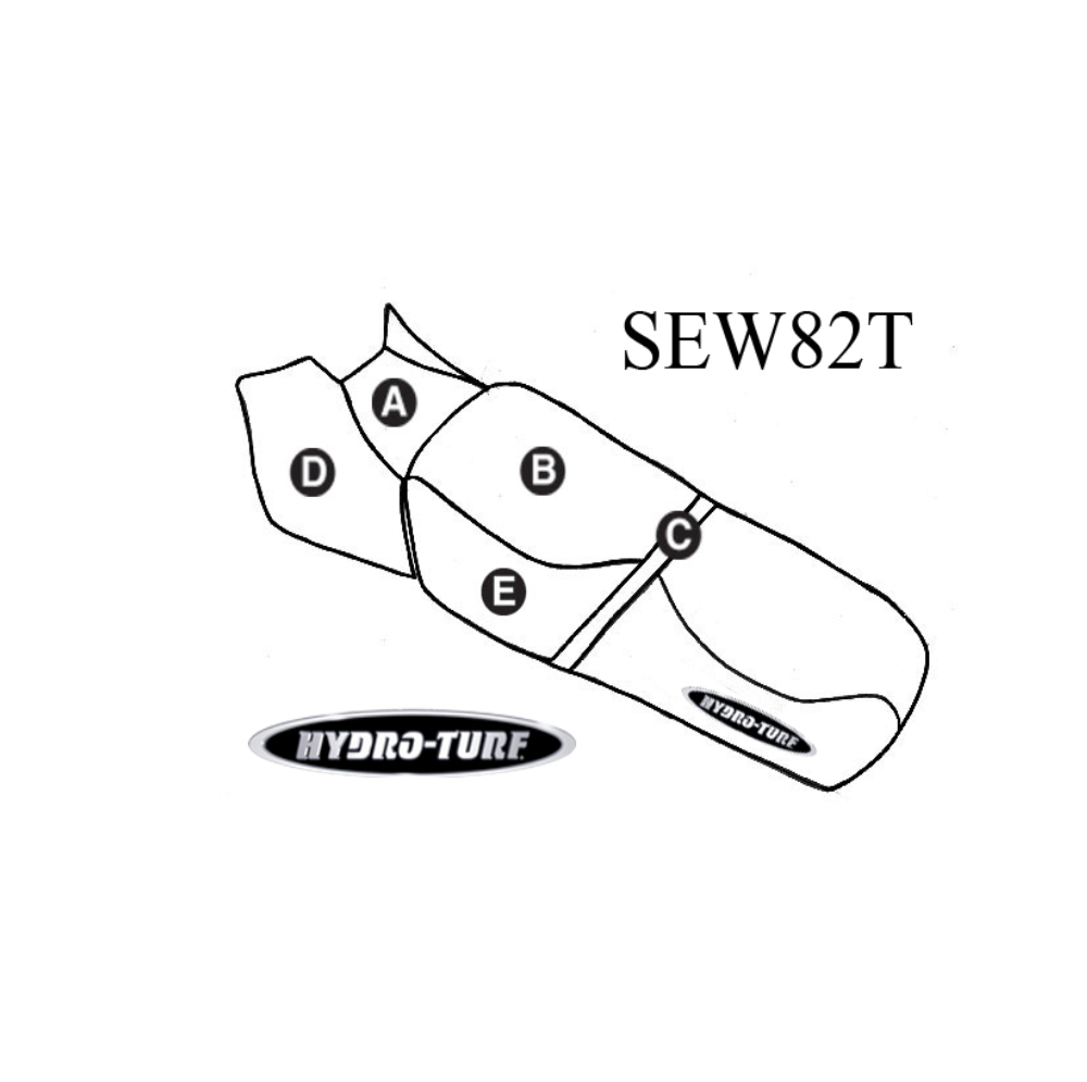 SBT Seat Cover for Sea-Doo GTI (96) Optional Touring Seat - SEW82T