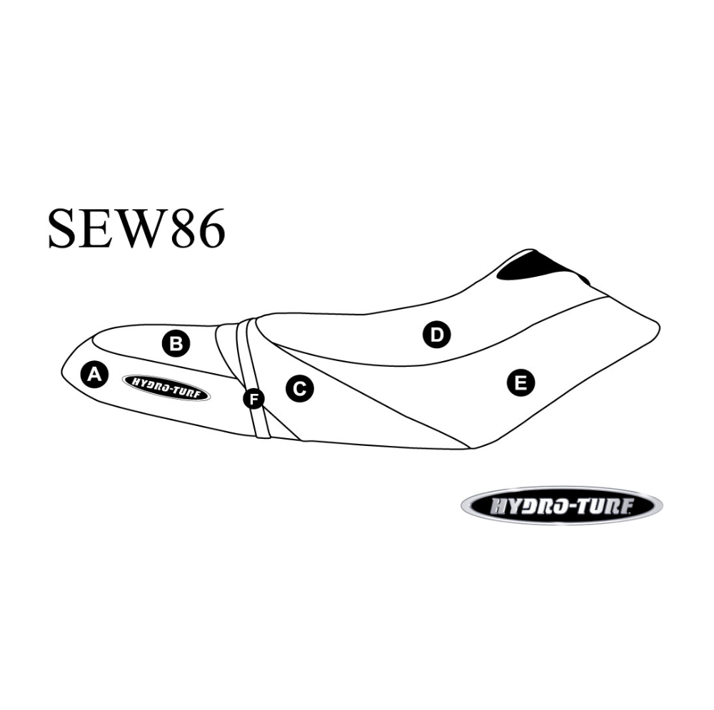 SBT Seat Cover for Sea-Doo RX, RXX - SEW86