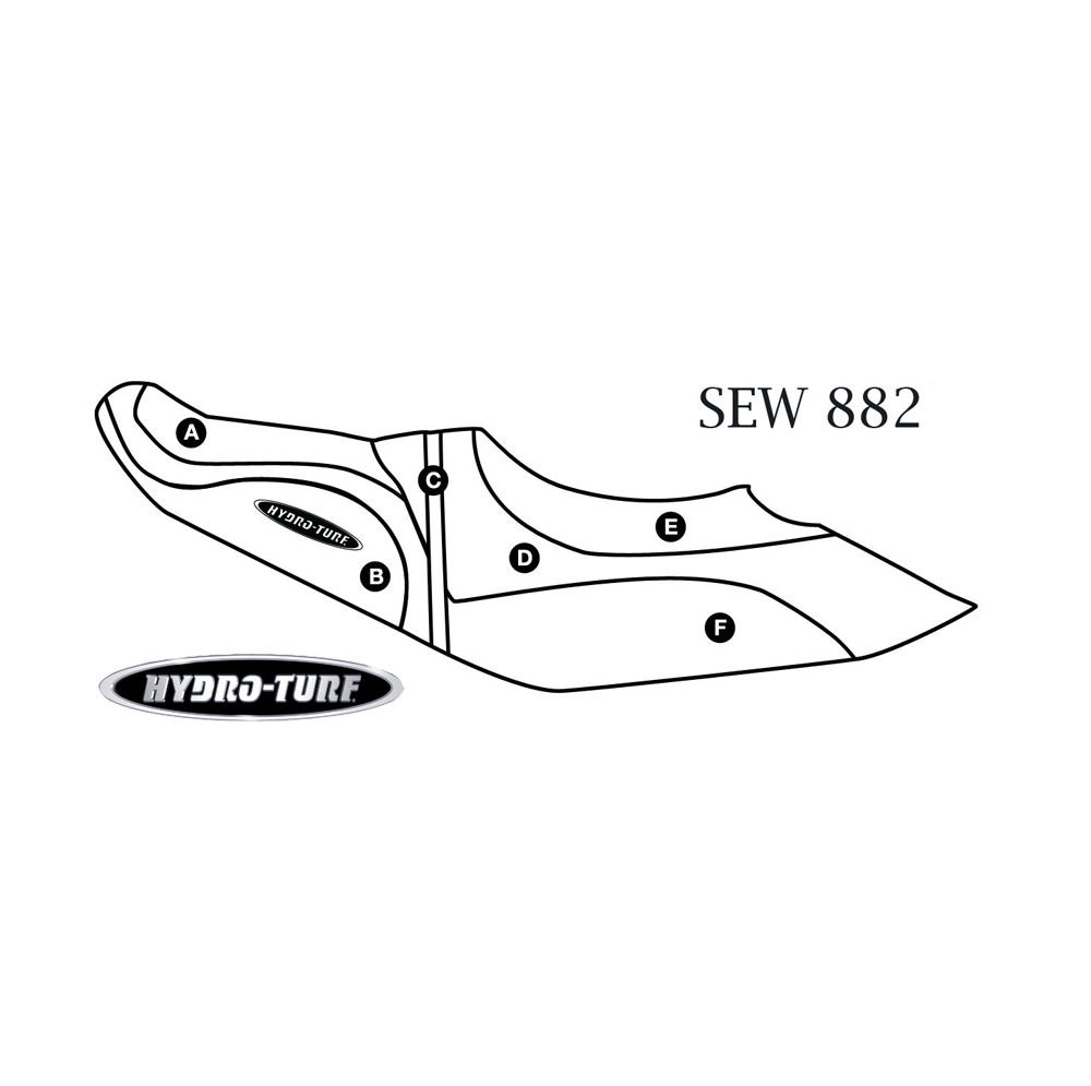 SBT Seat Cover for Sea-Doo RXT-iS /RXT 260/RXT-X 260/Wake Pro 215 /RXT-X aS 260 - SEW882