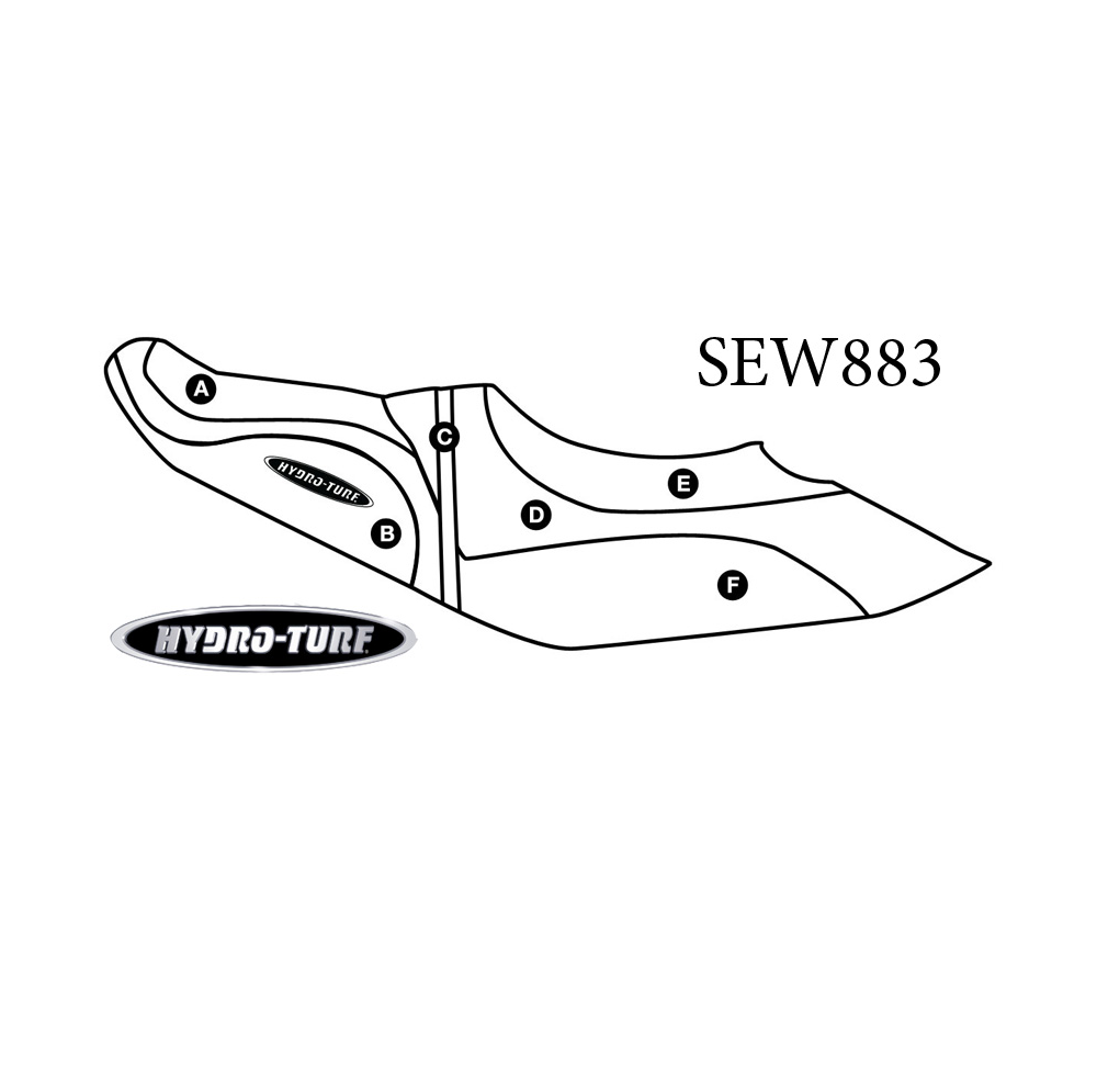 SBT Seat Cover for Sea-Doo GTX Ltd IS (09-15) / GTX 155 GTX 215 (10-15) - SEW883