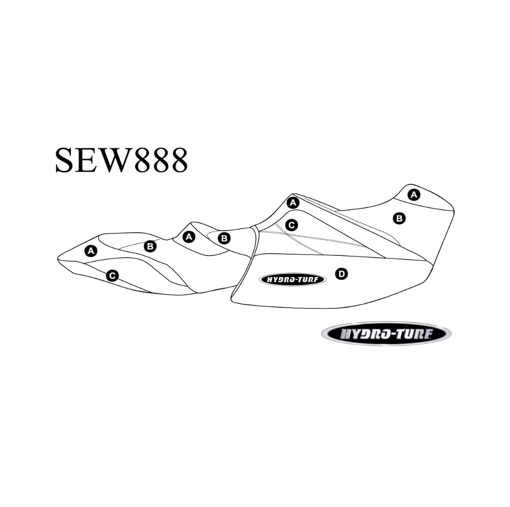 SBT Seat Cover for Sea-Doo GTX GTX Limited (18-20) - SEW888
