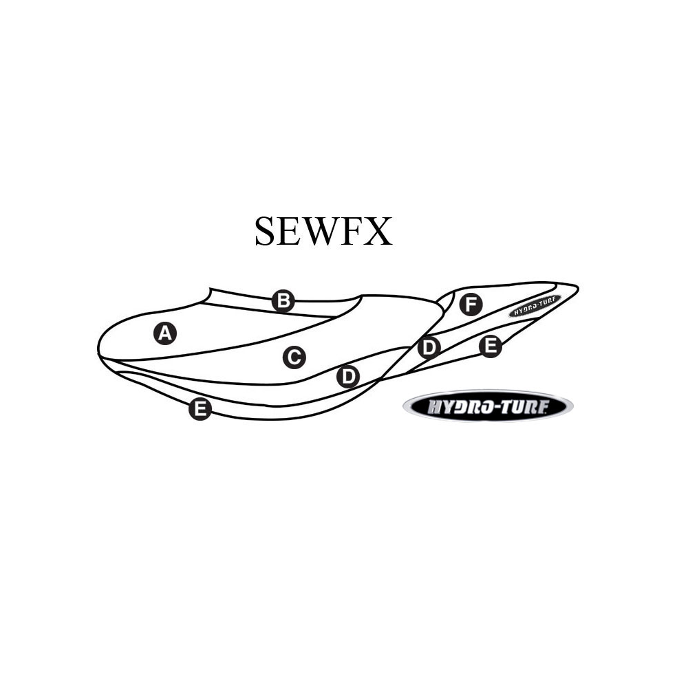 SBT Seat Cover for Yamaha FX (02-04) / FX HO (05-11) - SEWFX