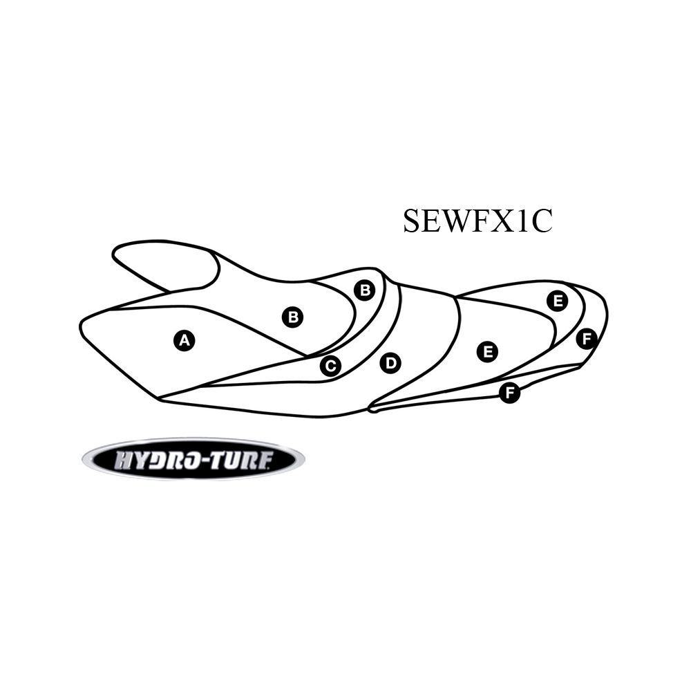 SBT Seat Cover for Yamaha FX Cruiser SHO (08-09) - SEWFX1C
