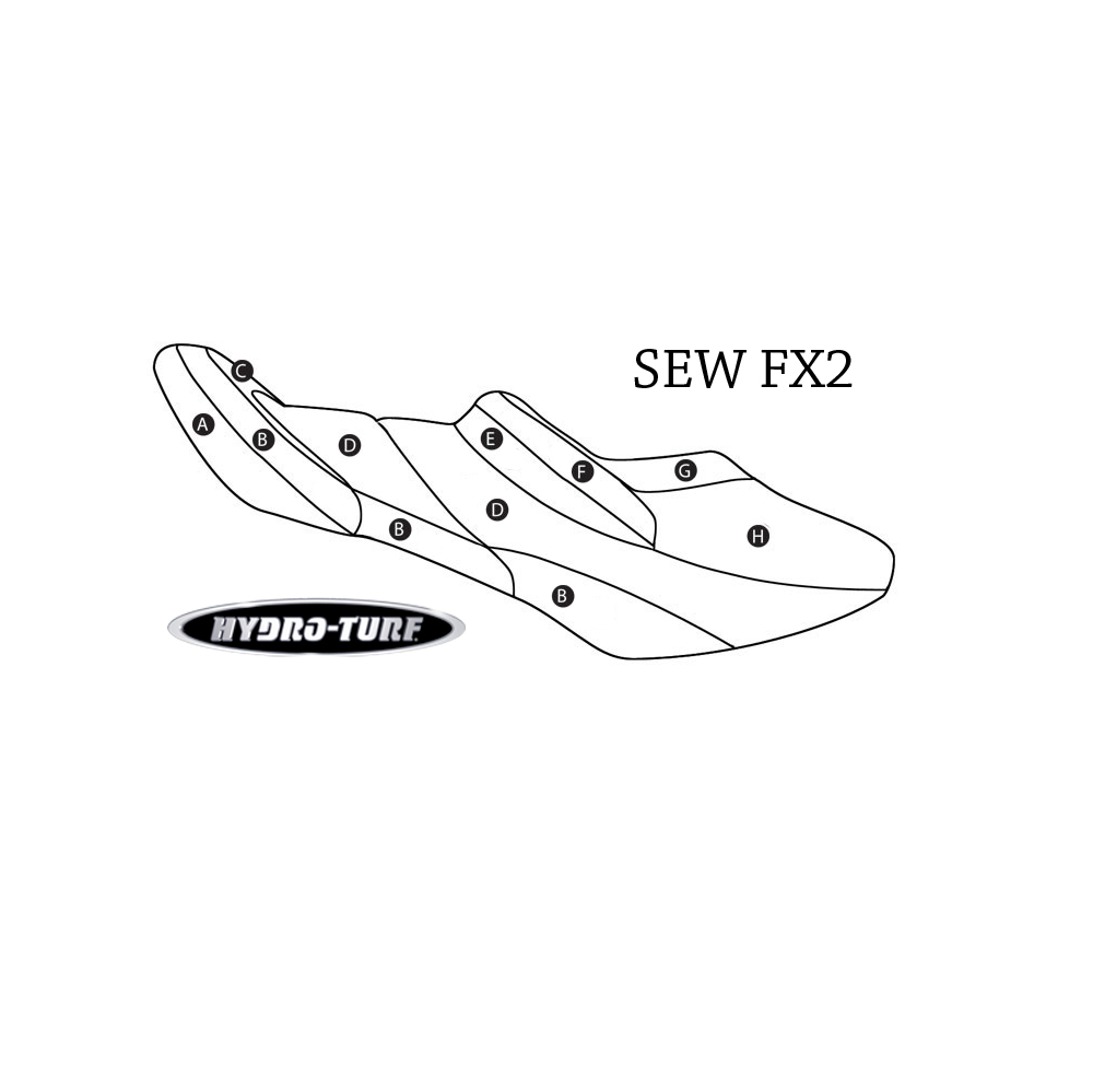 SBT Seat Cover for Yamaha FX Cruiser/ FX Cruiser HO (05-08) - SEWFX2