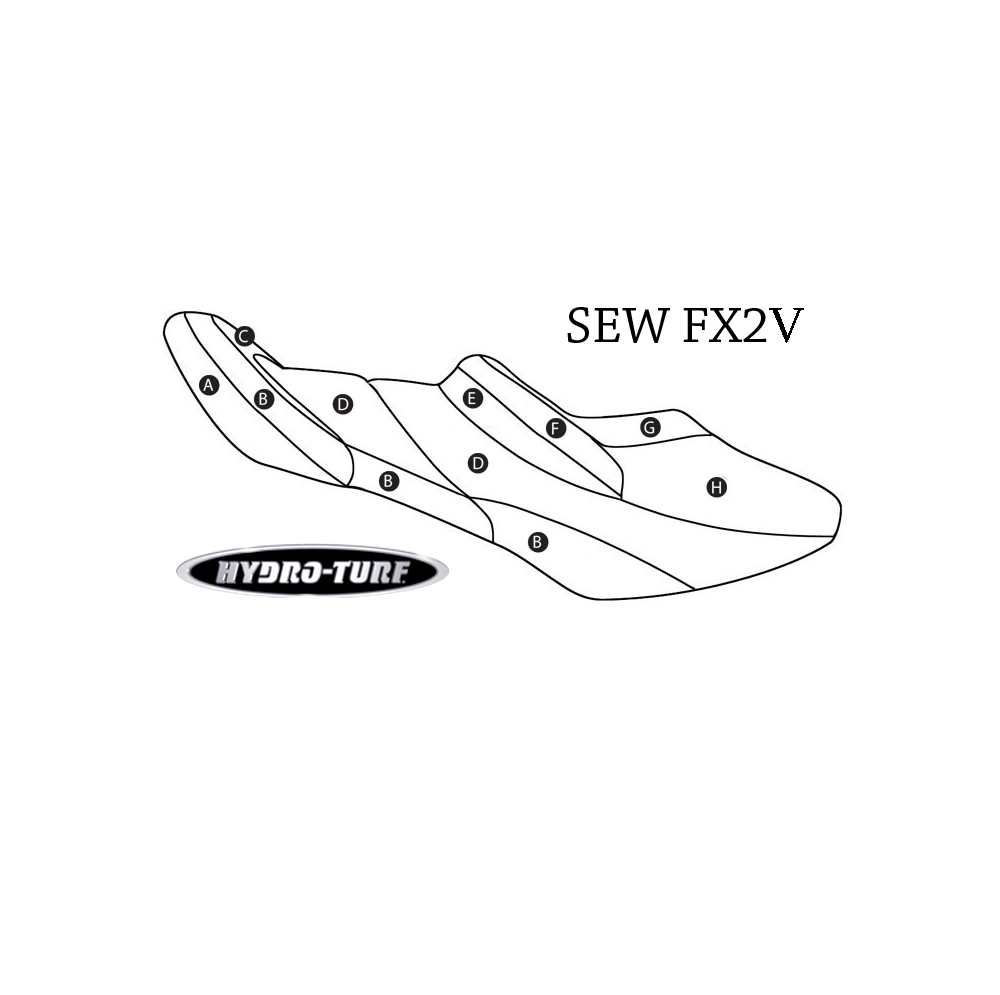 SBT Seat Cover for Yamaha FX Cruiser HO (06-08) - SEWFX2V