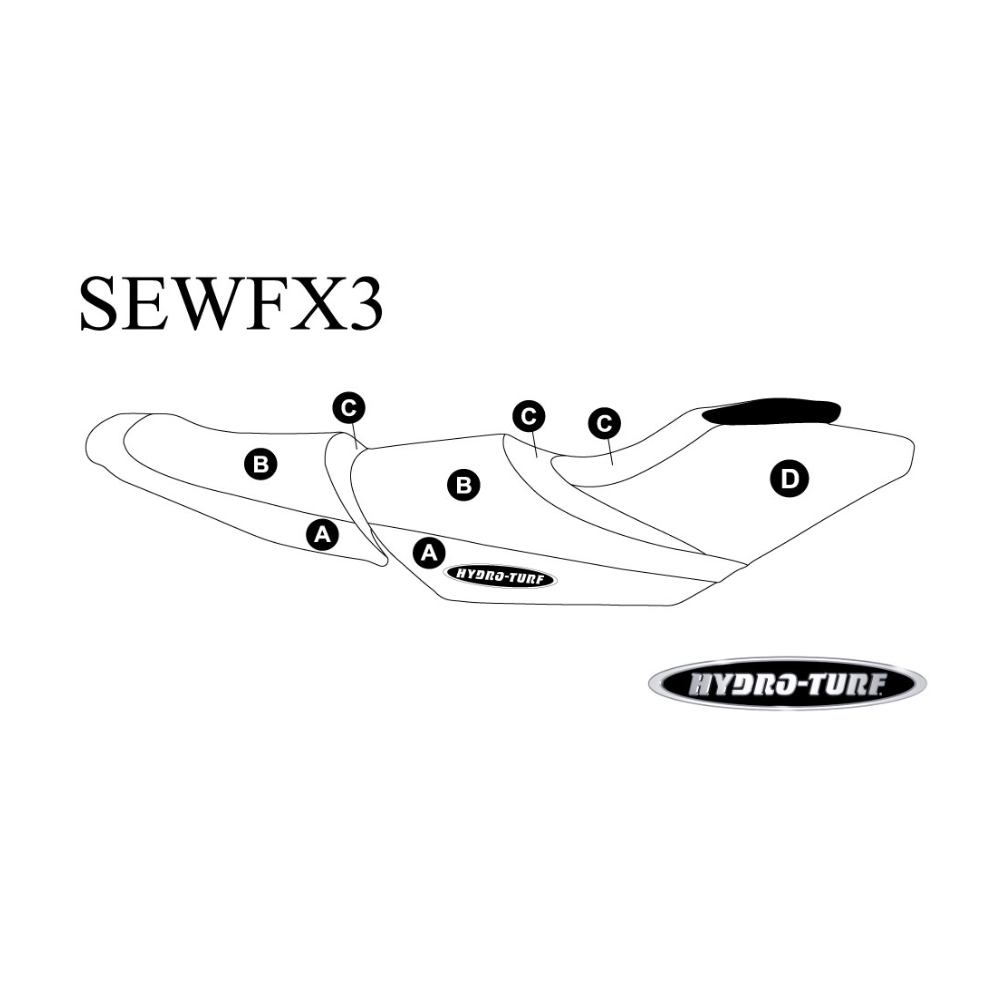 SBT Seat Cover for Yamaha FX HO SVHO (19-22) - SEWFX3