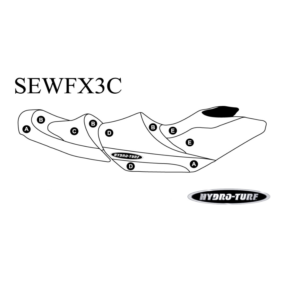 SBT Seat Cover for Yamaha FX Cruiser HO SVHO Ltd. (19-20) - SEWFX3C