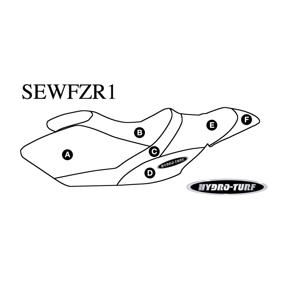 SBT Seat Cover for Yamaha FZR (12-16) - SEWFZR1