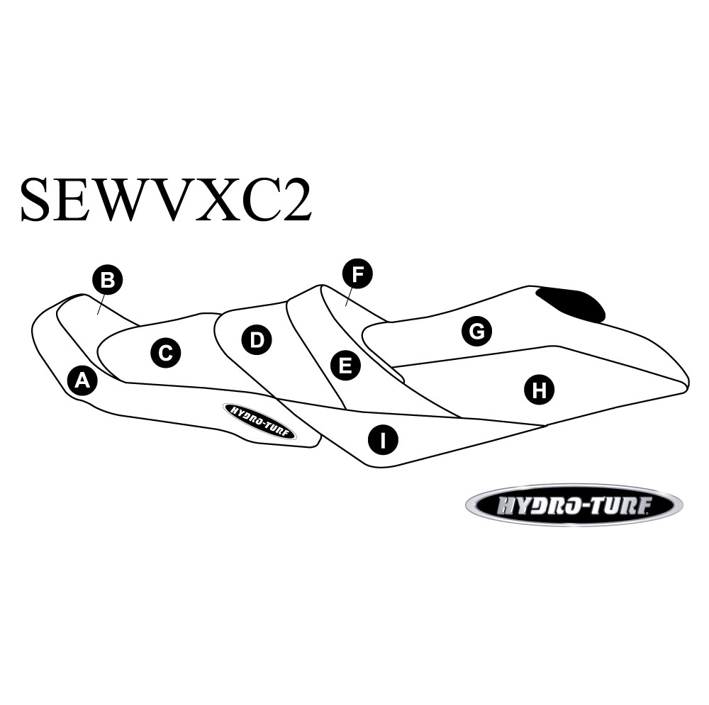 SBT Seat Cover for Yamaha VX Cruiser (15-19)/VX Cruiser HO/VX Limited 16-19 - SEWVXC2