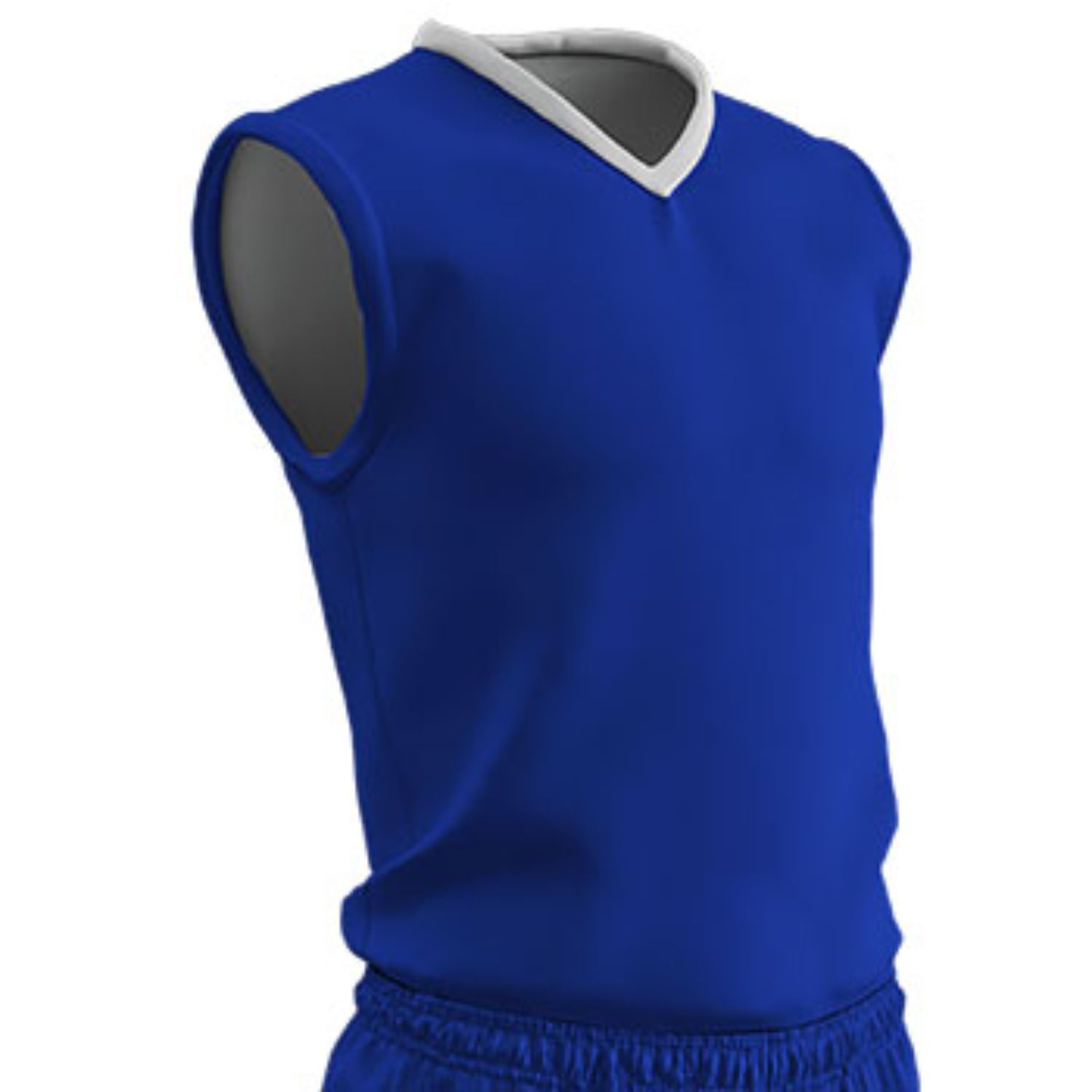 Champro Adult Clutch Basketball Jersey Royal White 3XL Champro Adult Clutch Basketball Jersey Royal White 3XL