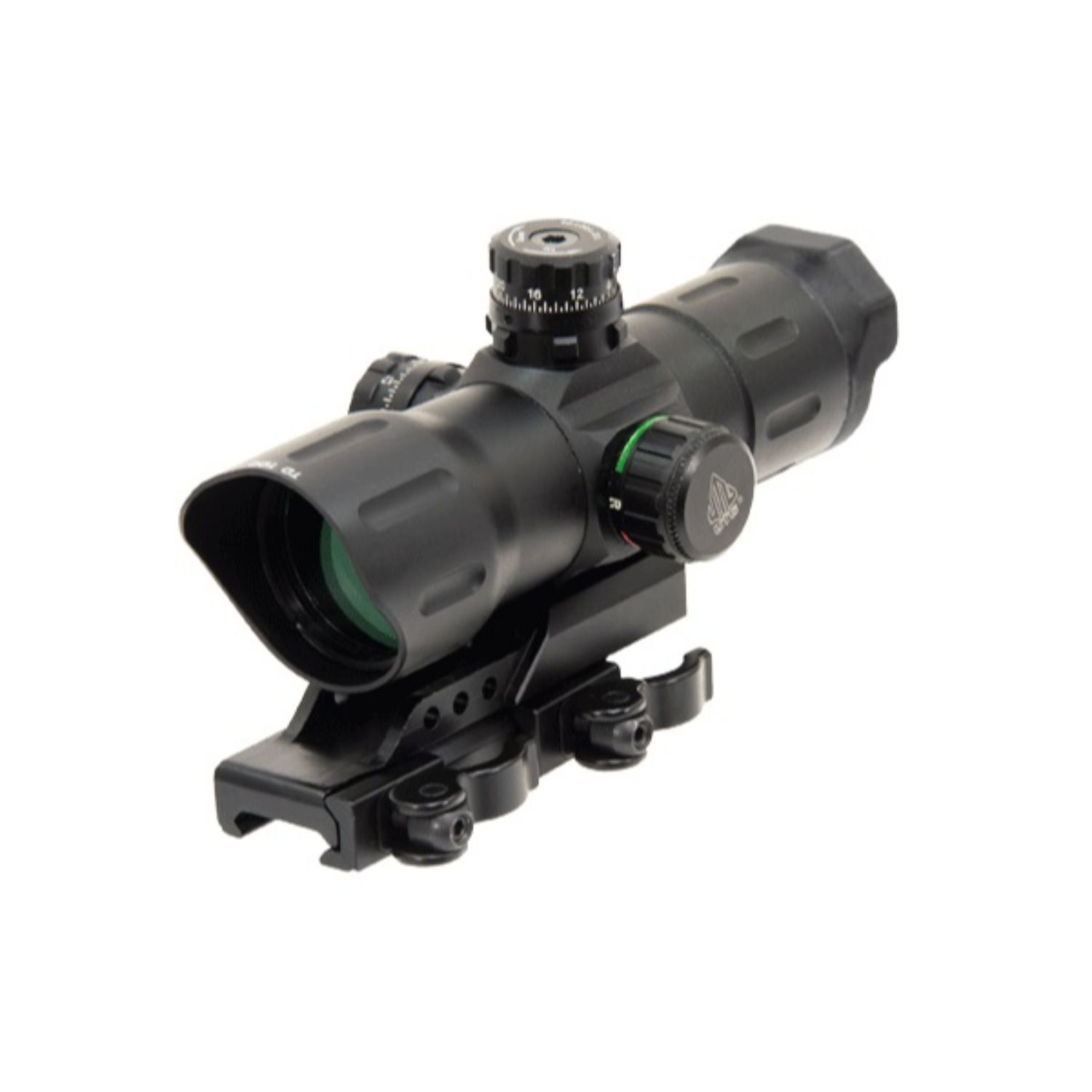 Leapers UTG 6in ITA Red Green CQB T-dot w Offset QD Mount