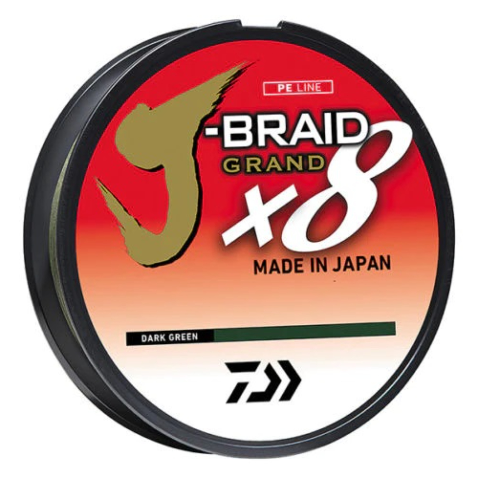 Daiwa J-Braid X8 Grand Filler Spool Dark Green Mono 8lb Daiwa J-Braid X8 Grand Filler Spool Dark Green Mono 8lb