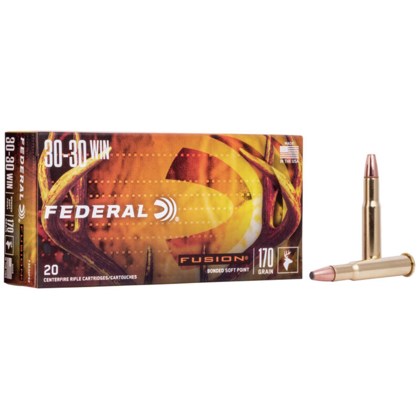 Federal Fusion 30-30 Winchester 170 Grain 20 Count