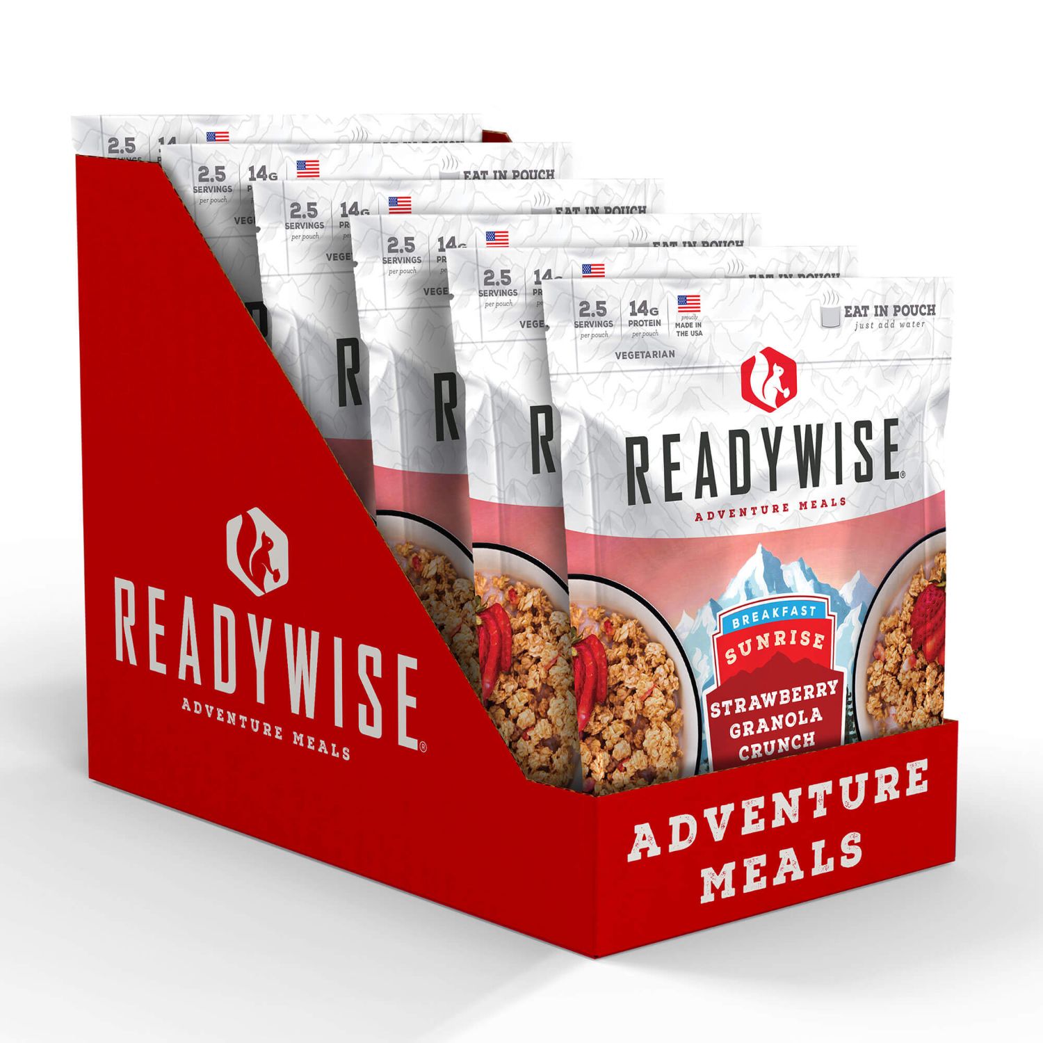 ReadyWise Simple Kitchen Strawberry Granola Crunch 6Pk