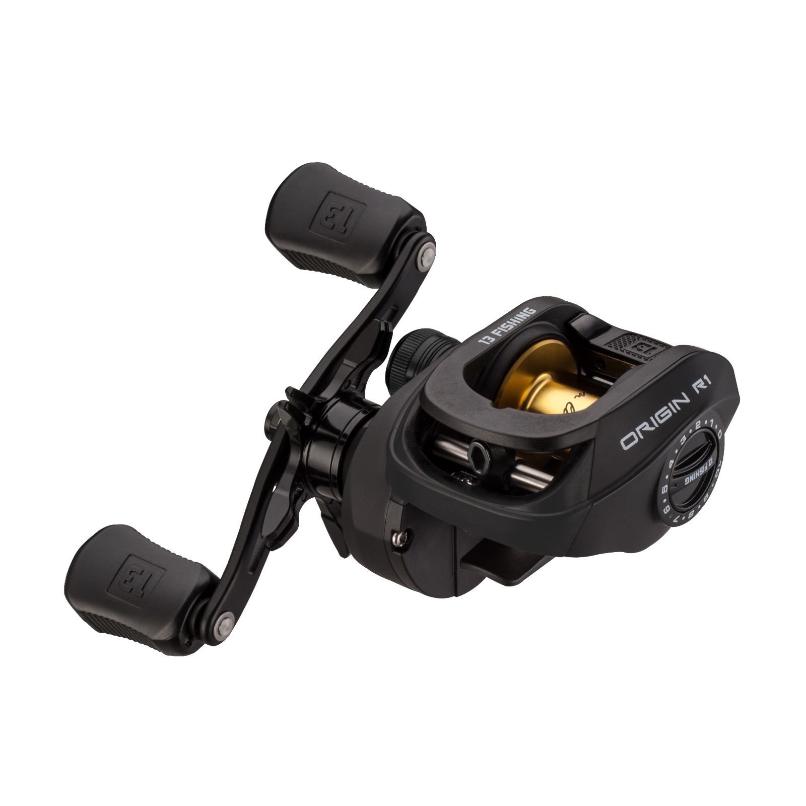 13 Fishing Origin R1 Baitcast Reel 6.6:1 Rh Retrieve 100