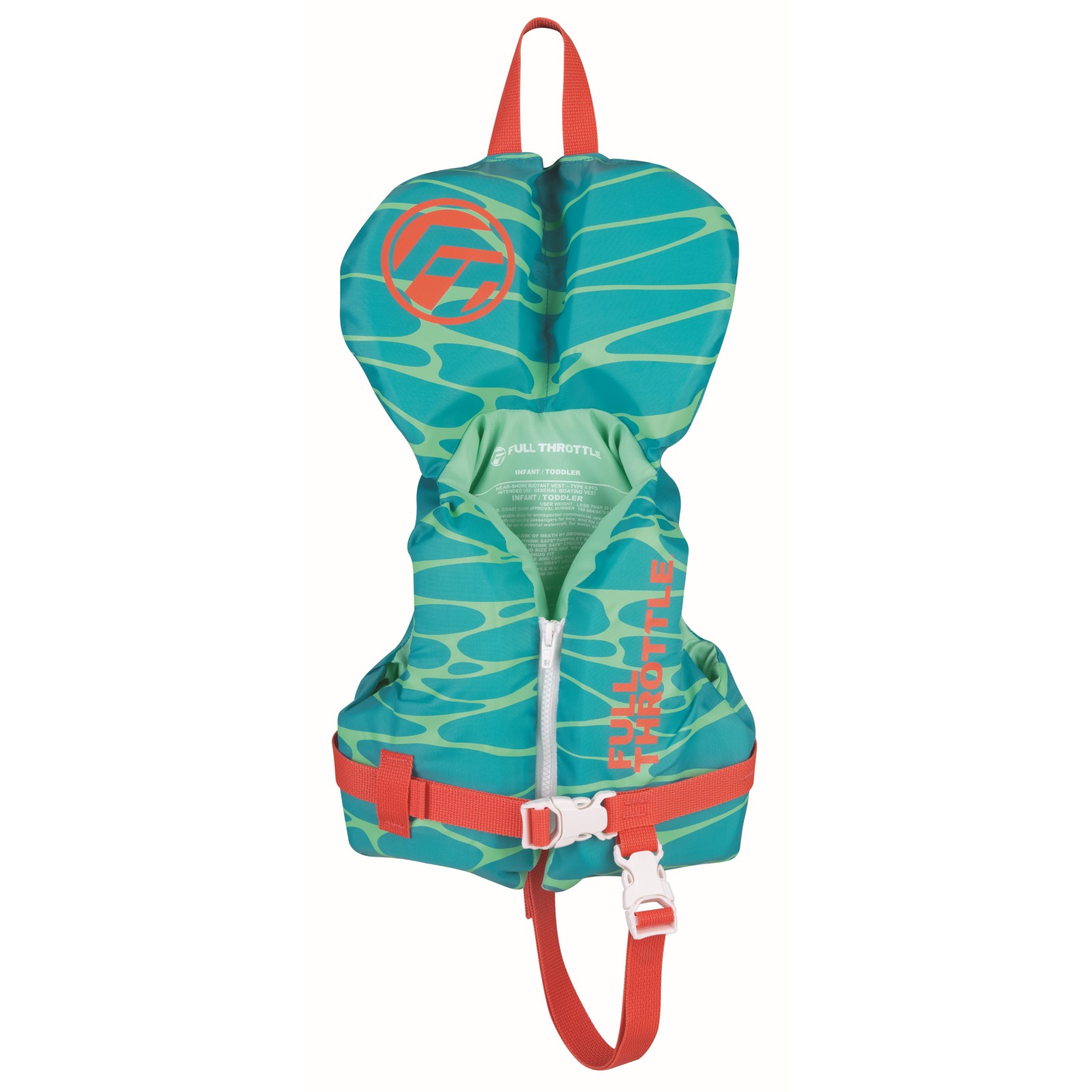 Full Throttle Infant Nylon Life Jacket Aqua Full Throttle Infant Nylon Life Jacket Aqua