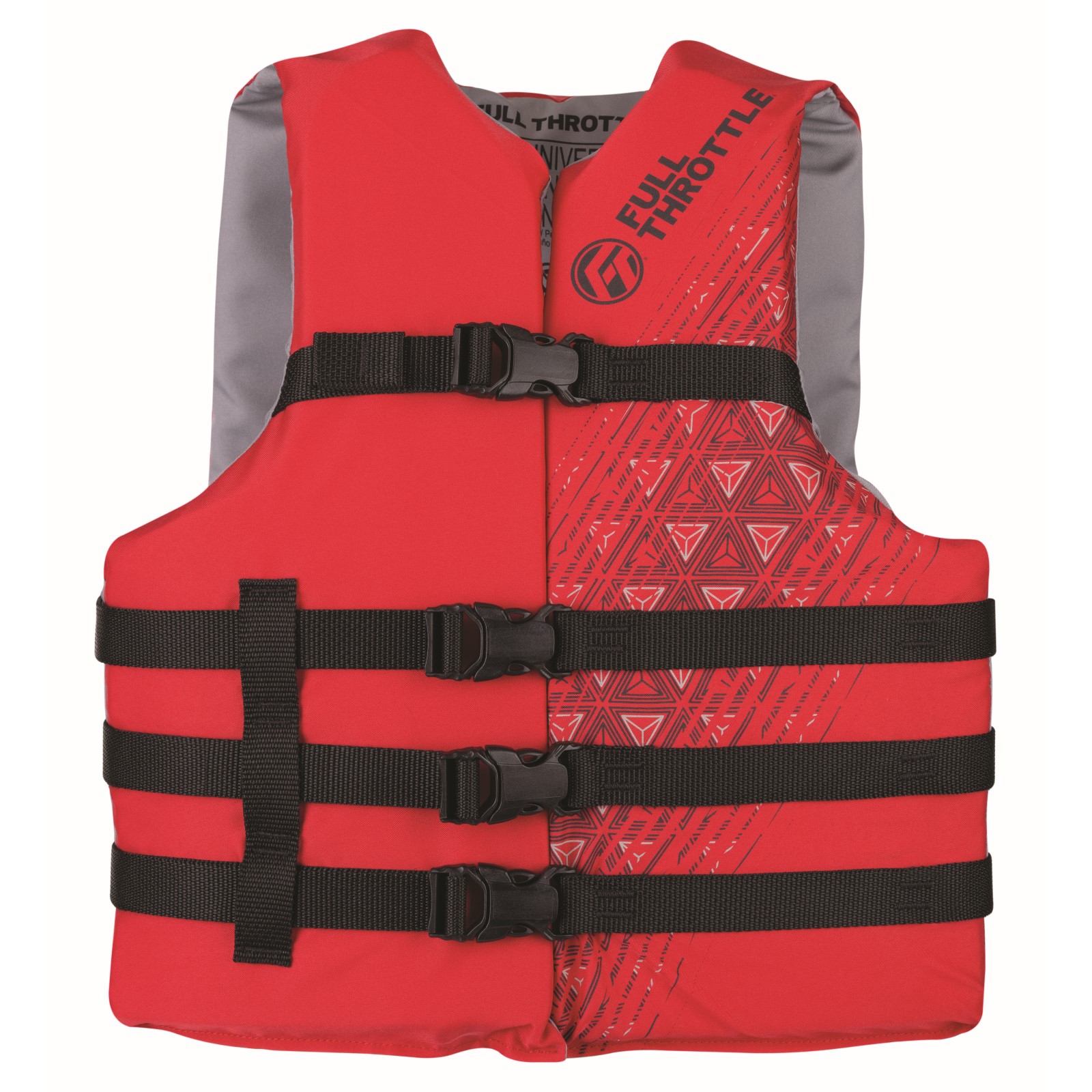 Full Throttle Adult Universal Ski Vest Oversize Red Full Throttle Adult Universal Ski Vest Oversize Red