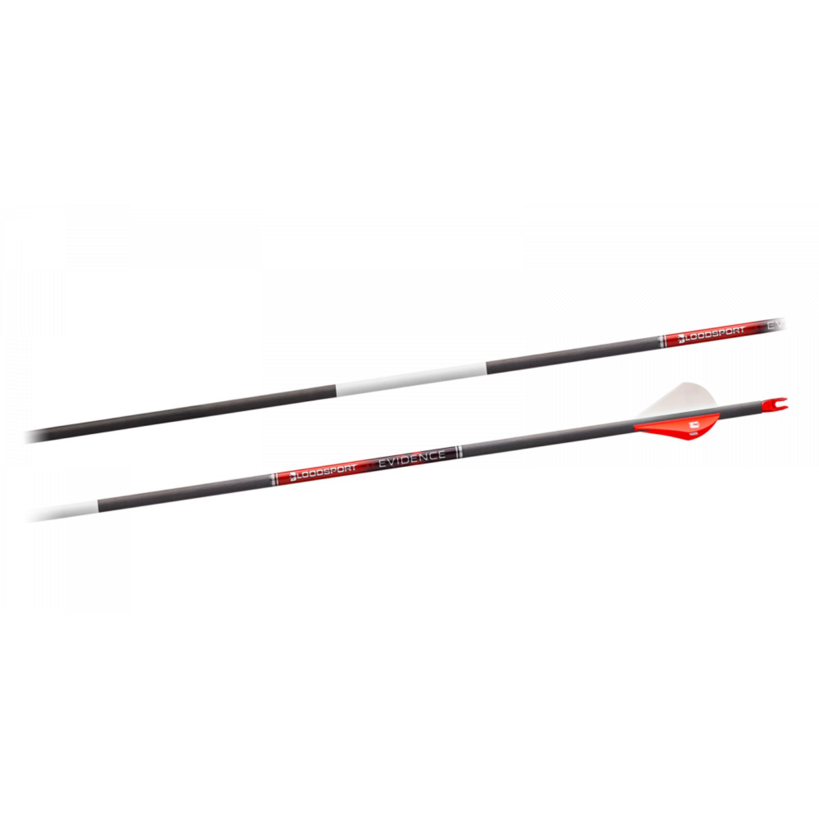 Bloodsport Evidence Bare Shaft Arrow 350 Spine 12 Pack