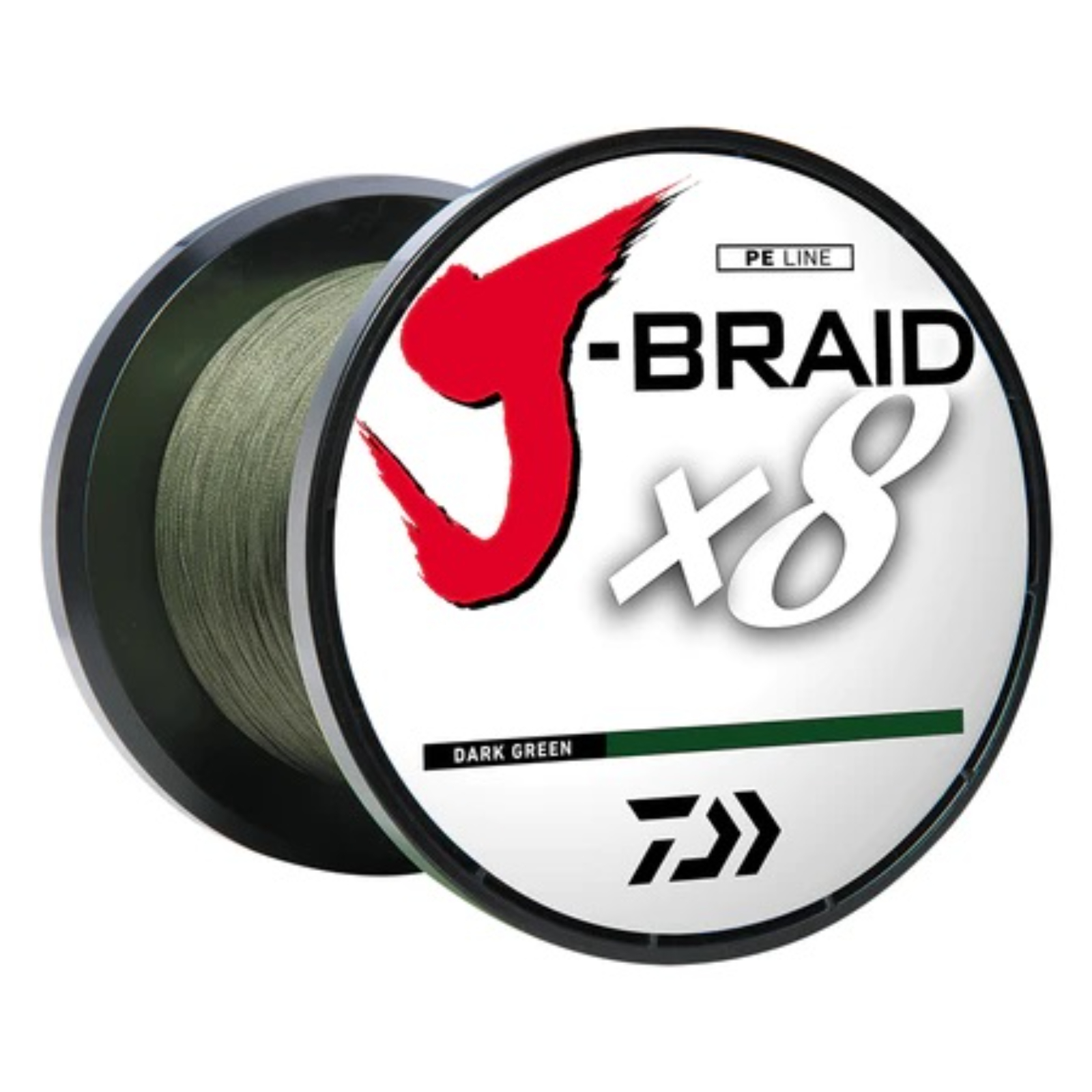Daiwa J-Braid X8 Grand Bulk Dark Green Mono 2lb Daiwa J-Braid X8 Grand Bulk Dark Green Mono 2lb