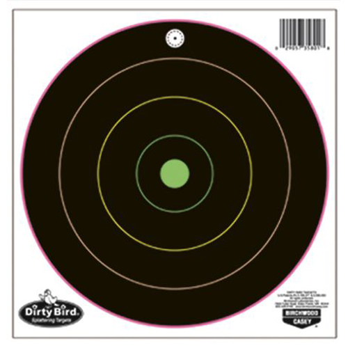Birchwood Casey Dirty Bird Multicolor 20-8In Bulls-Eye-20 Pk