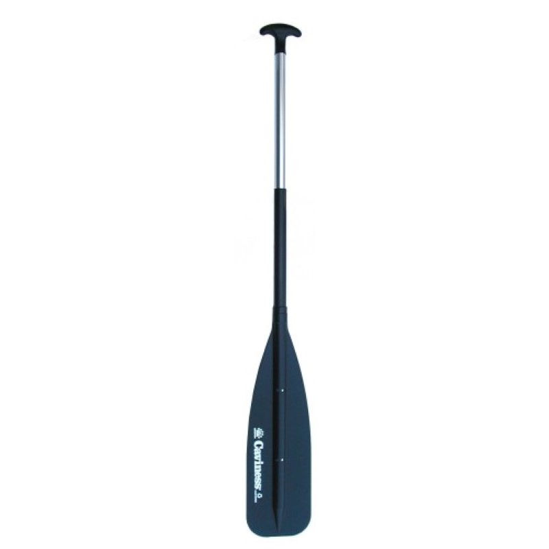 Caviness Synthetic Aluminum Paddle 4 foot Tgrip Black