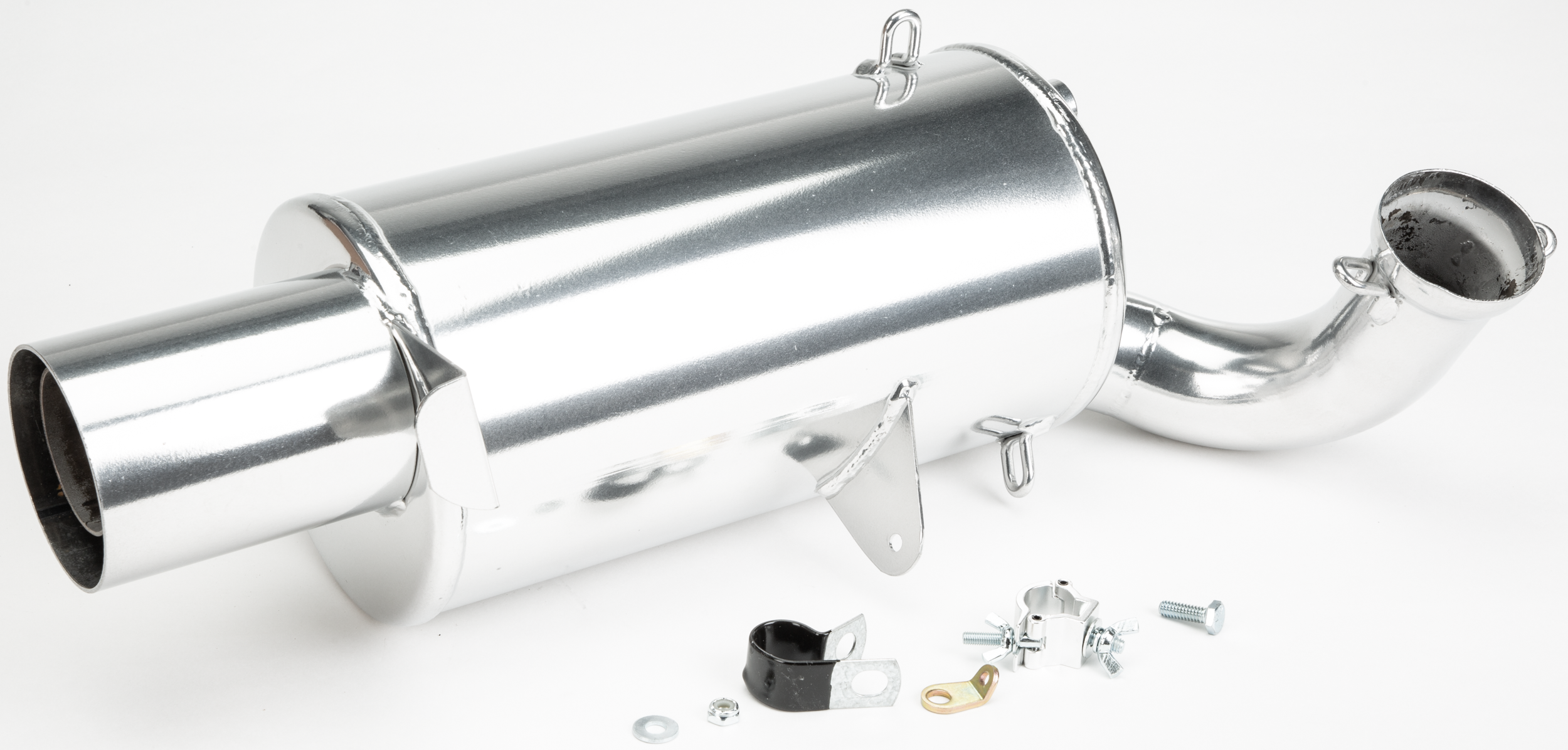 STRAIGHTLINE Lightweight Silencer/Muffler LIGHTWEIGHT MUFFLER CERAMIC POL - 132-144