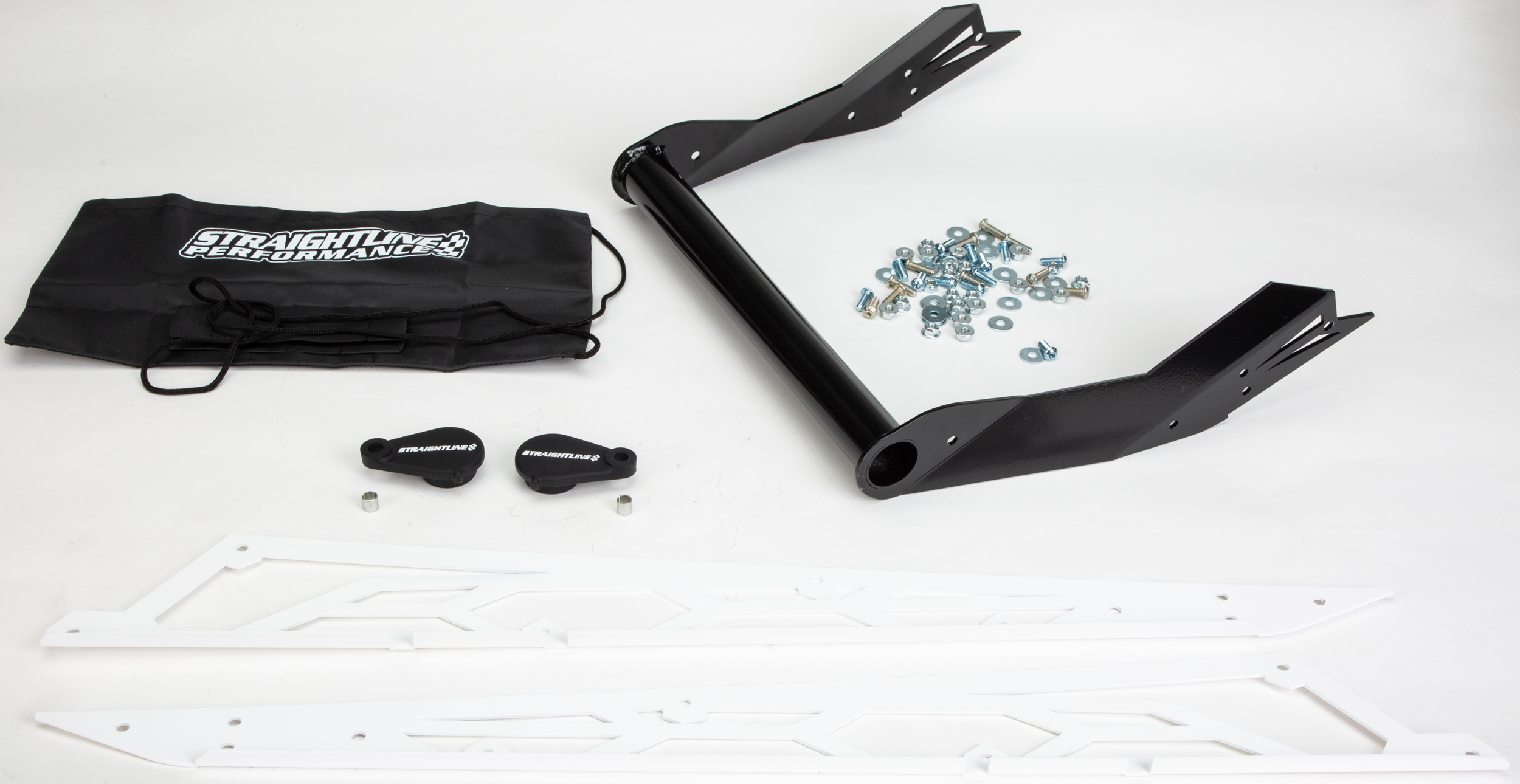 STRAIGHTLINE Hide 'N' Go Rear Bumper HIDE 'N' GO REAR BUMPER POL 155" WHITE - 182-114-WHITE