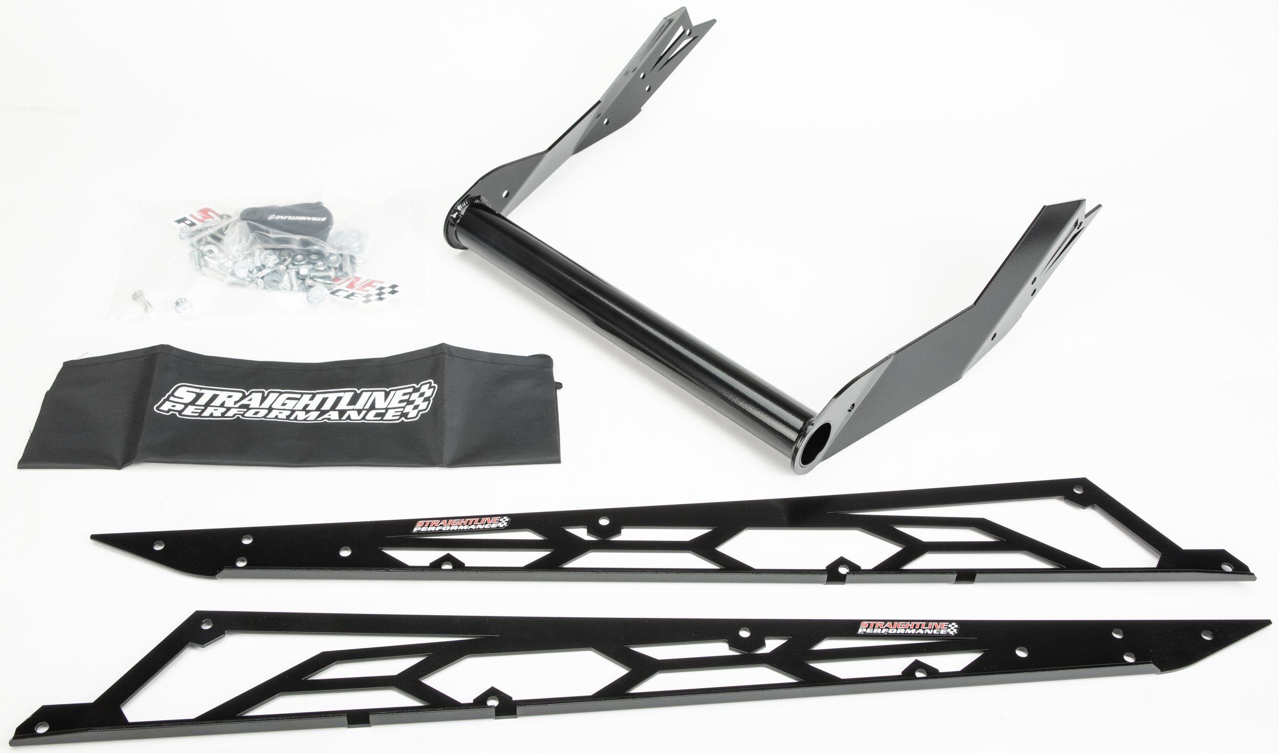 STRAIGHTLINE Hide 'N' Go Rear Bumper HIDE 'N' GO REAR BUMPER POL 155" BLACK - 182-114
