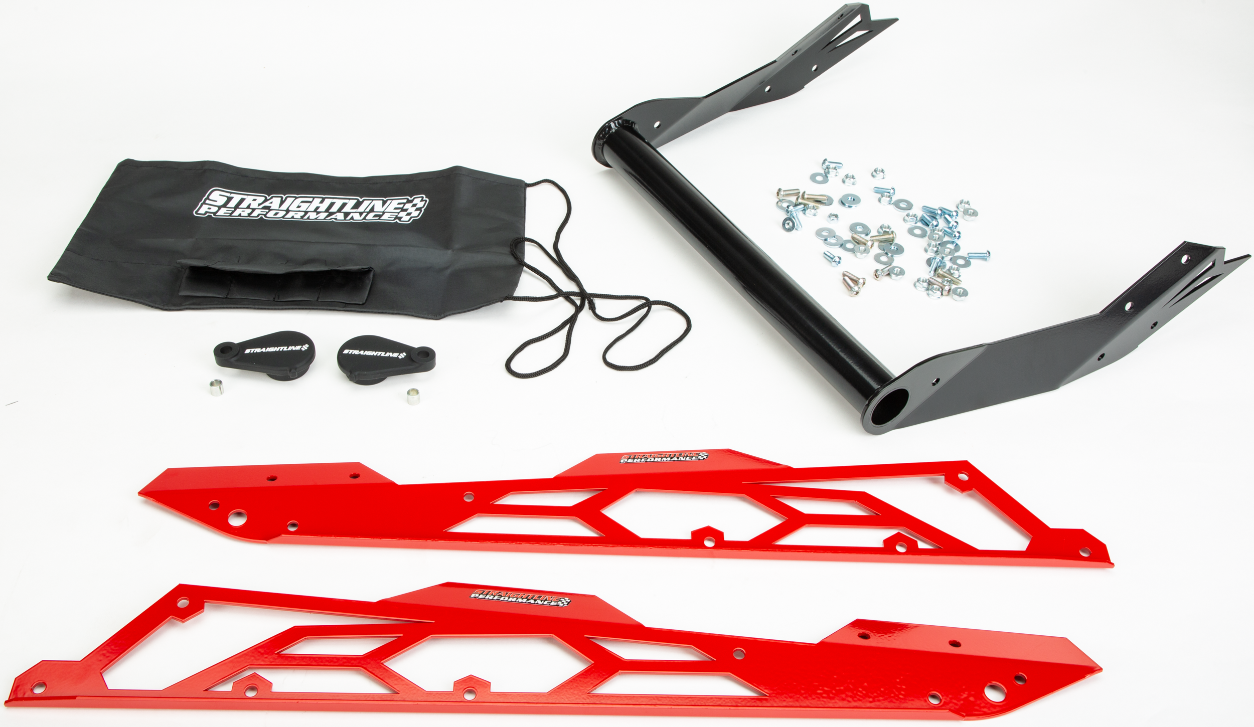 STRAIGHTLINE Hide 'N' Go Rear Bumper HIDE 'N' GO REAR BUMPER S-D 146" RED - 183-234-RED