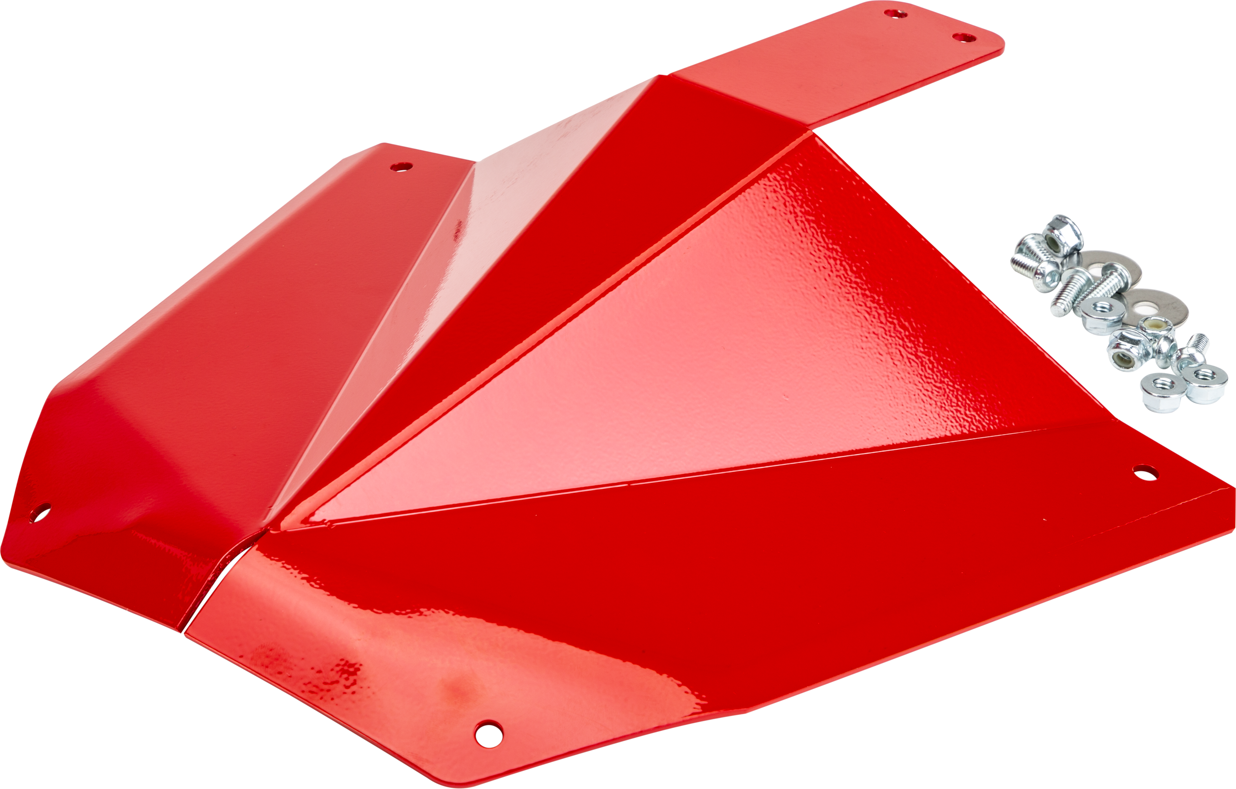 STRAIGHTLINE Front Bumper Skid Plate SKID PLATE RED FOR GEN5 FRONT BUMPER S/M - 183-242-RED