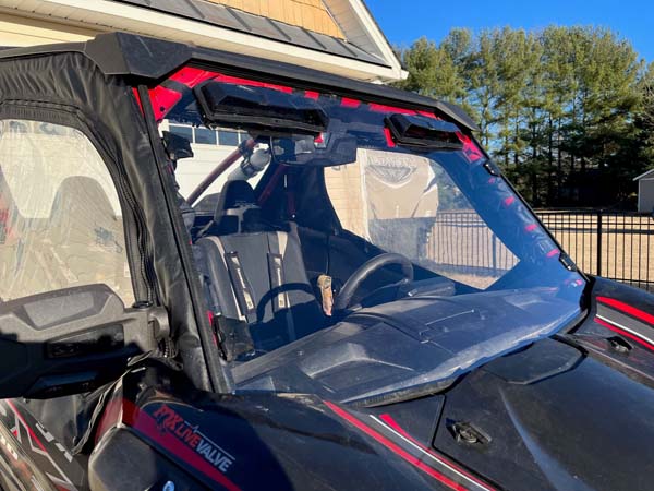 SEIZMIK VERSA VENT WINDSHIELD KAW KRX 1000 Versa Vent Windshield - 50-50493KIT