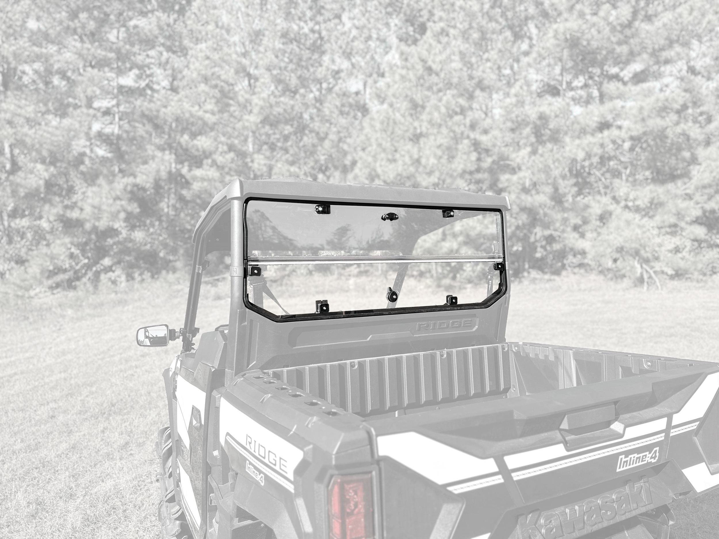 SEIZMIK REAR FOLDING WINDSHIELD - UV Rear Windshield - 50-55319KIT