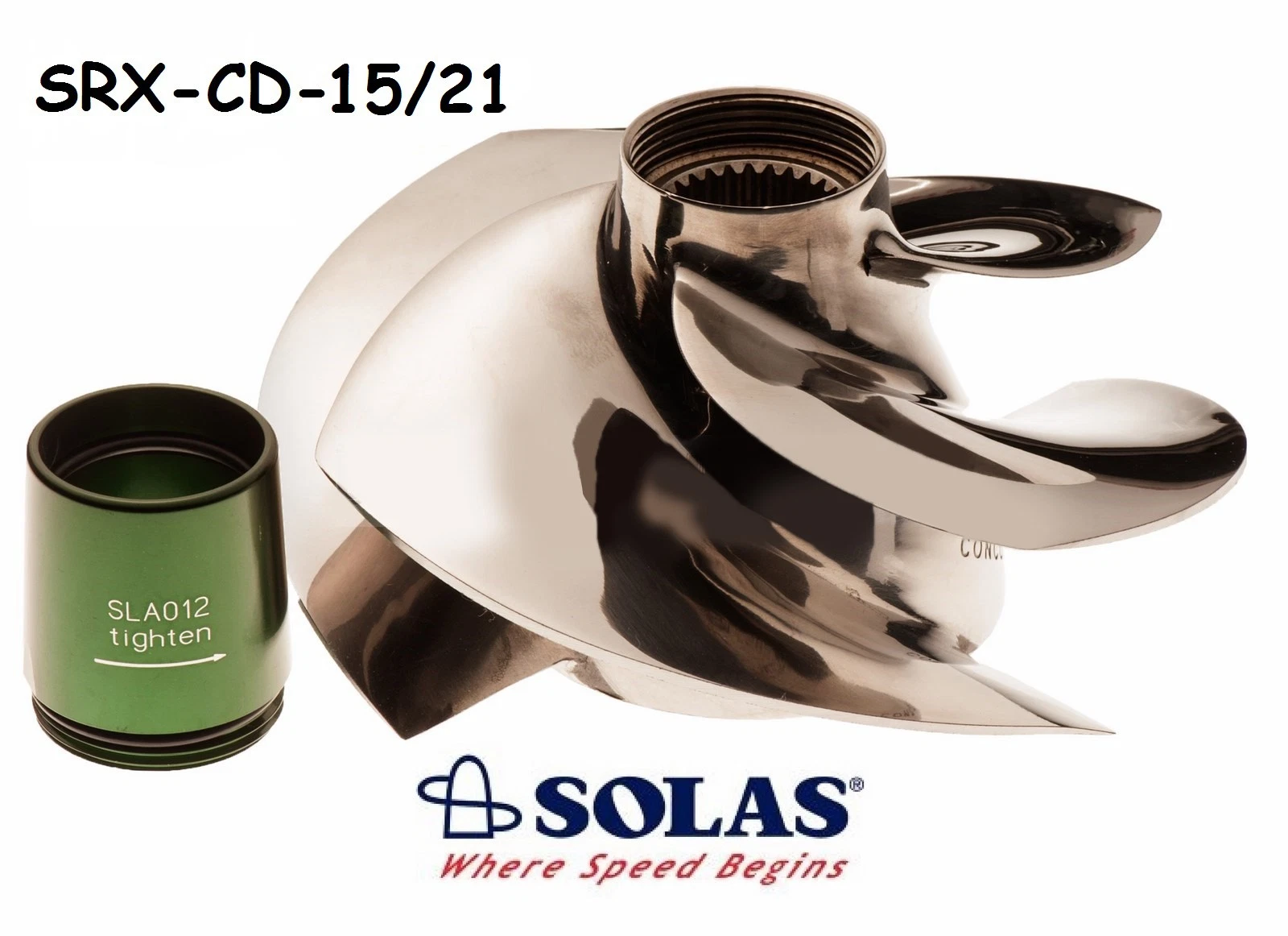 Genuine SOLAS PWC Impellers Solas Impeller Sea-Doo 1503 04-09 - SRX-CD-16/21