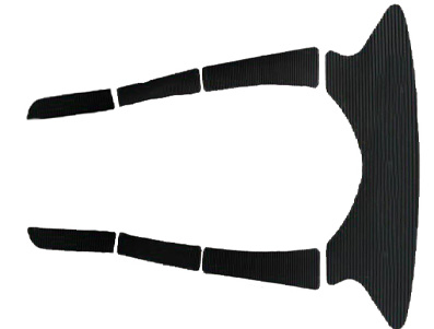 WSM PWCTraction Pads Traction Mat Kawasaki 900 - 1500 STX 00-12 - 012-111BLK