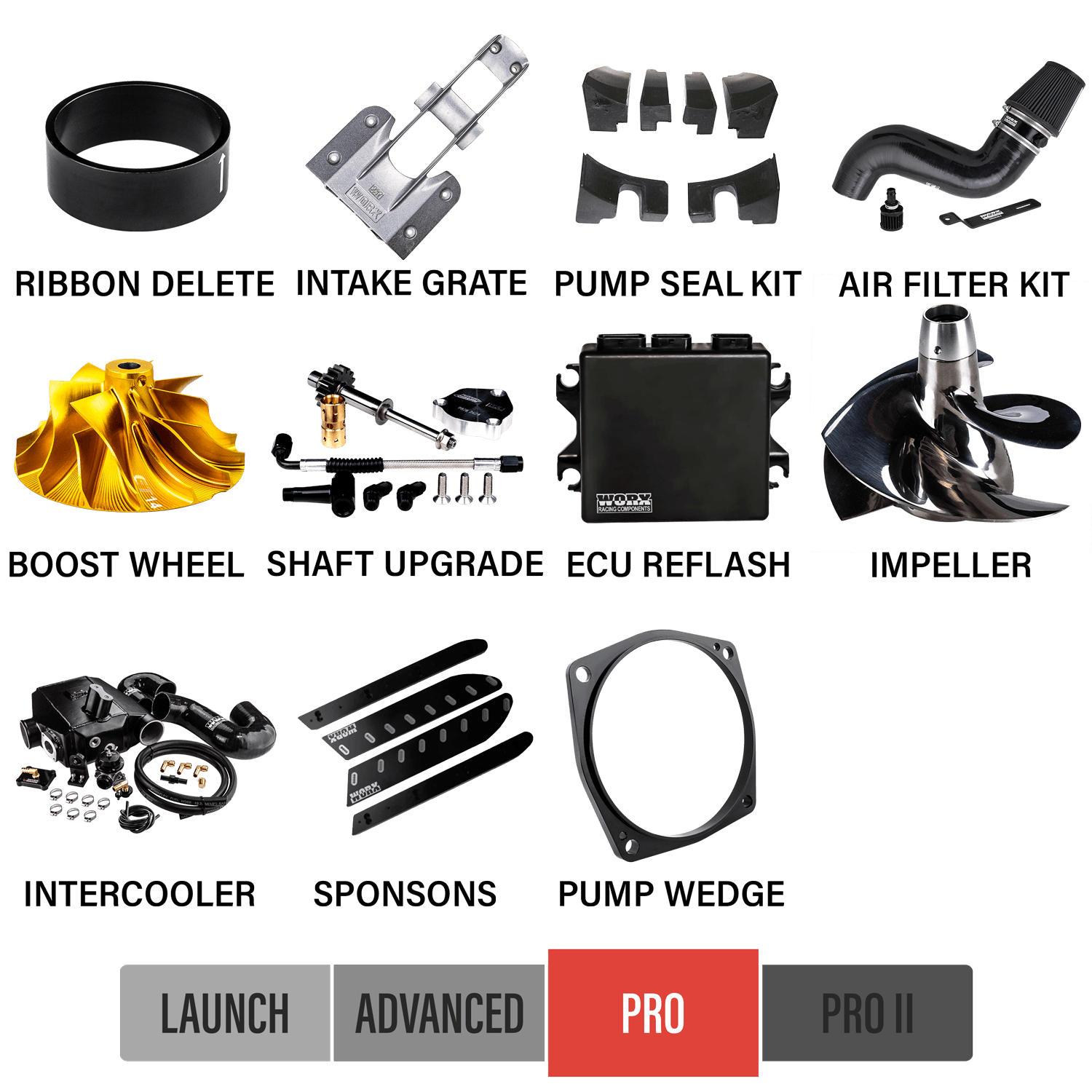 Worx Racing Pro 2012-2013 Yamaha FX SHO Upgrade Kits - WR-FX12-SHO-PK