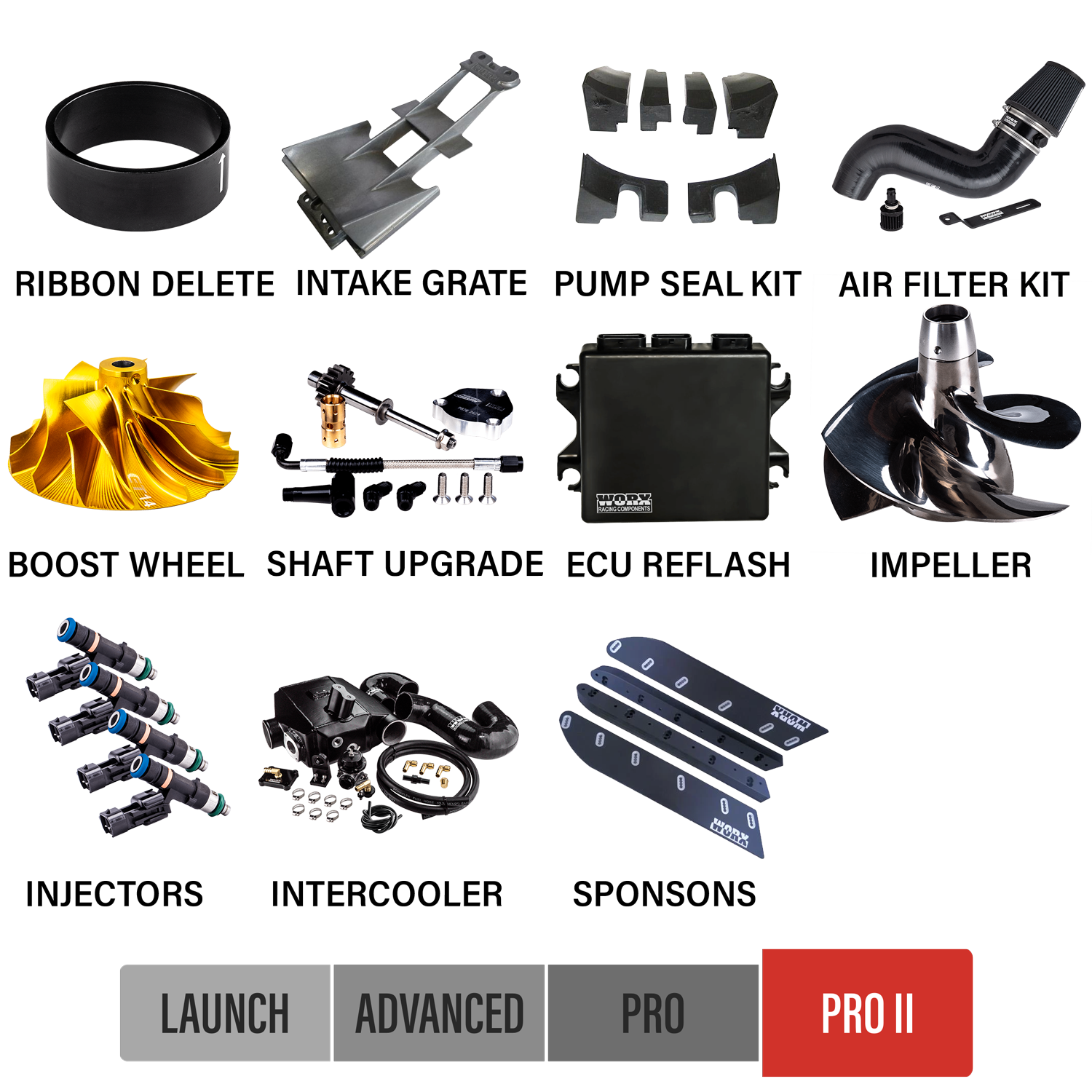 Worx Racing Pro 2 - 2009-2013 Yamaha FZR/FZS SHO Upgrade Kits - WR-FZ09-SHO-P2K