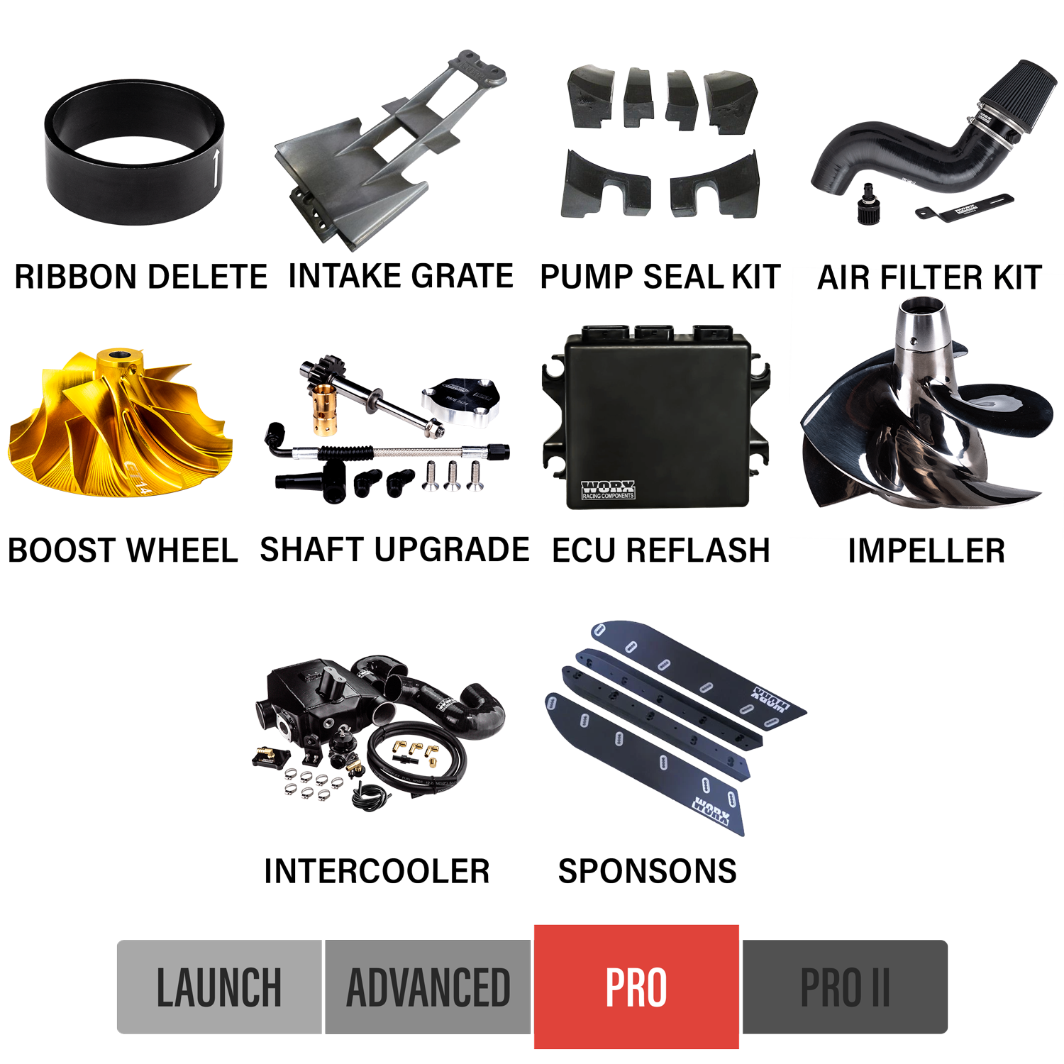 Worx Racing Pro 2009-2013 Yamaha FZR/FZS SHO Upgrade Kits - WR-FZ09-SHO-PK