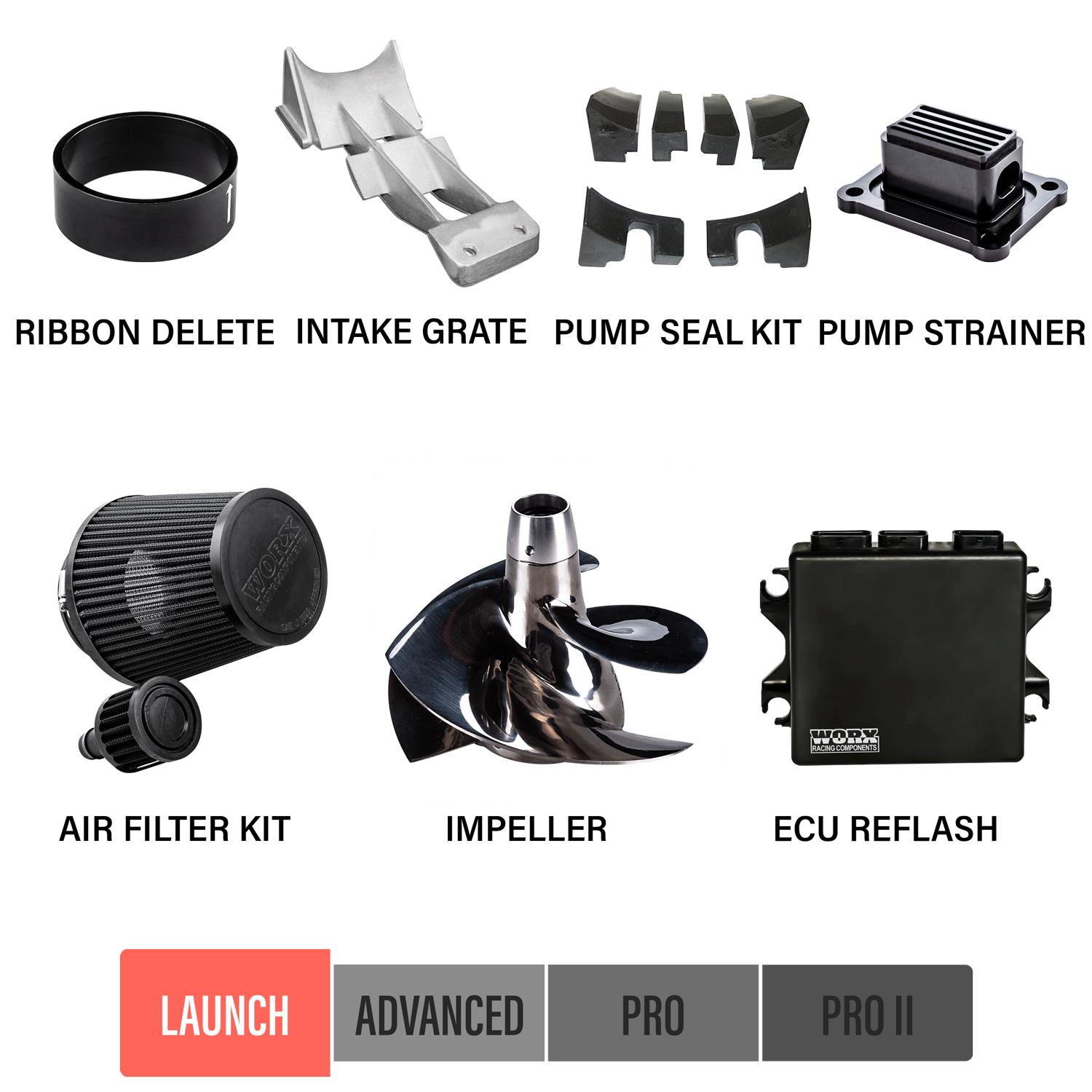 Worx Racing 2011-2014 Yamaha VXR/VXS Launch Kit - WR-VXR11-HO-LK