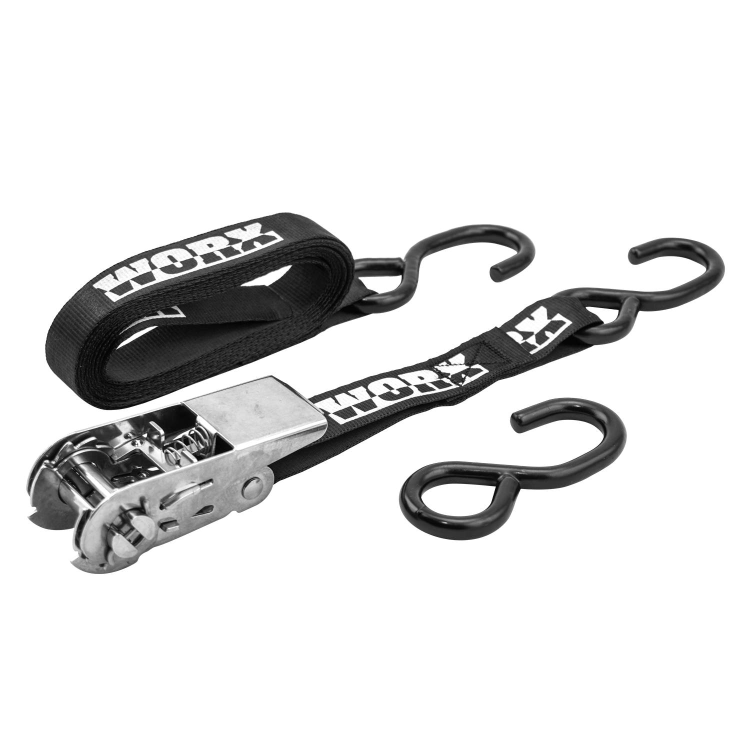 Worx Racing Triple Hook PWC Tie-Down Ratchet Strap - WRRTS01