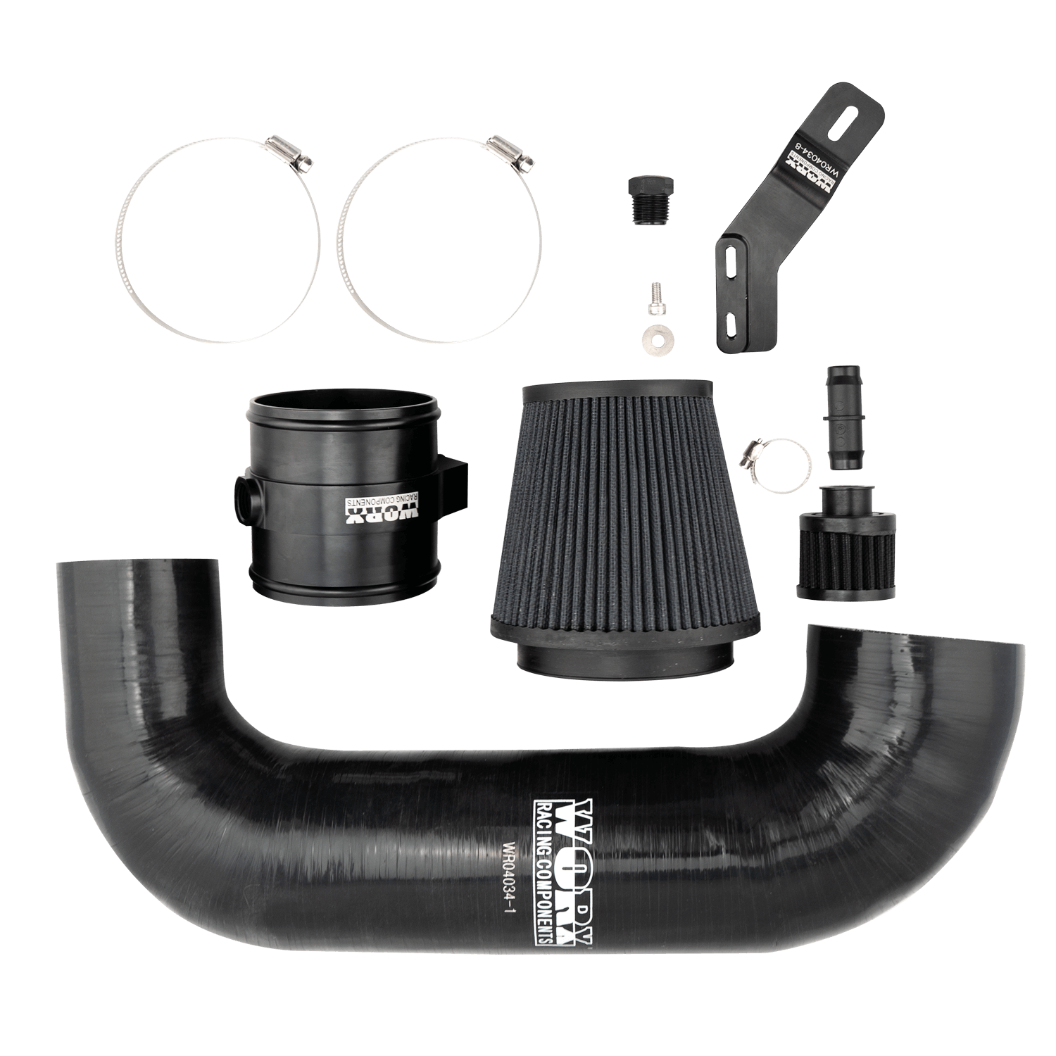 Worx Racing Sea-Doo 2012-2020 260 & 300 4 inch Air filter Kit with Silicon Hose NEW