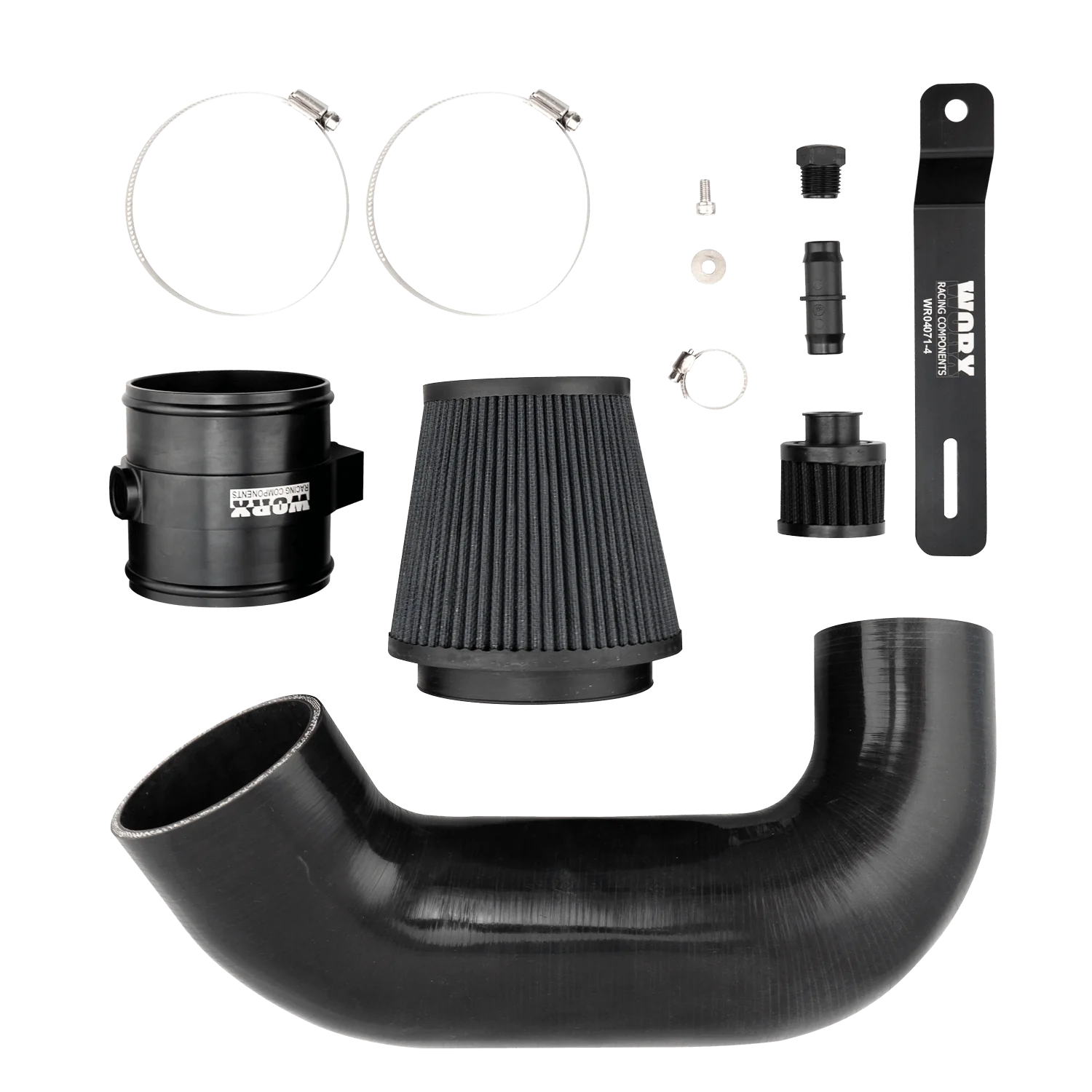 Worx Racing RXTX Sea-Doo 300 4 Inch Air Filter Kit with Silicone Hose NEW - Click Image to Close