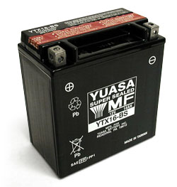 Yuasa Sealed Maintance Free Ytx16-Bs