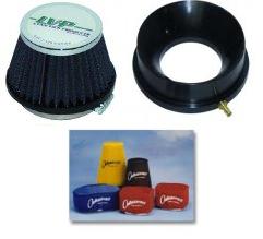 Air Filters, Air Filter Adapters and Filter Wraps