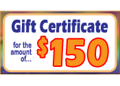 $150 Dollar A&D Gift Certificate