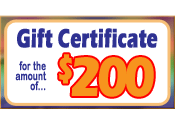 $200 Dollar A&D Gift Certificate
