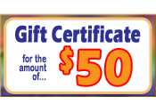 $50 Dollar A&D Gift Certificate