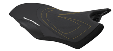 Seat Cover, Yamaha Gpr, Black With Gold Stitching