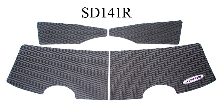 Hydro-Turf Rear Boarding Step Mats Only For Sea-Doo (08) Utopia 205 Se - SD141R - Click Image to Close