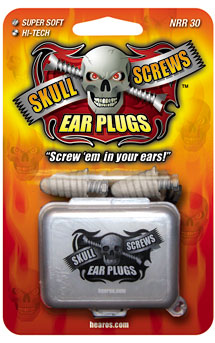 Skull Screw Ear Plugs